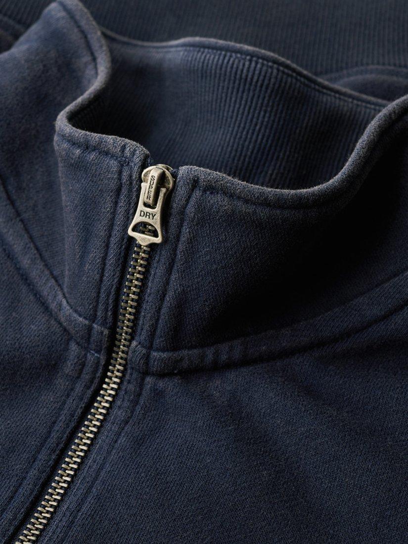 Product image 5 of 5, which shows Superdry Athletic Essentials Half Zip Sweatshirt, Rich Navy, 8