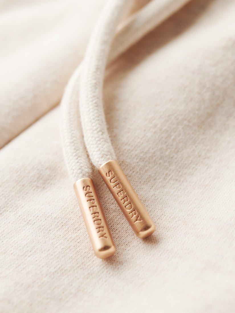 Product image 6 of 6, which shows Superdry Essential Logo Cuffed Joggers, Light Oat Marl, 8