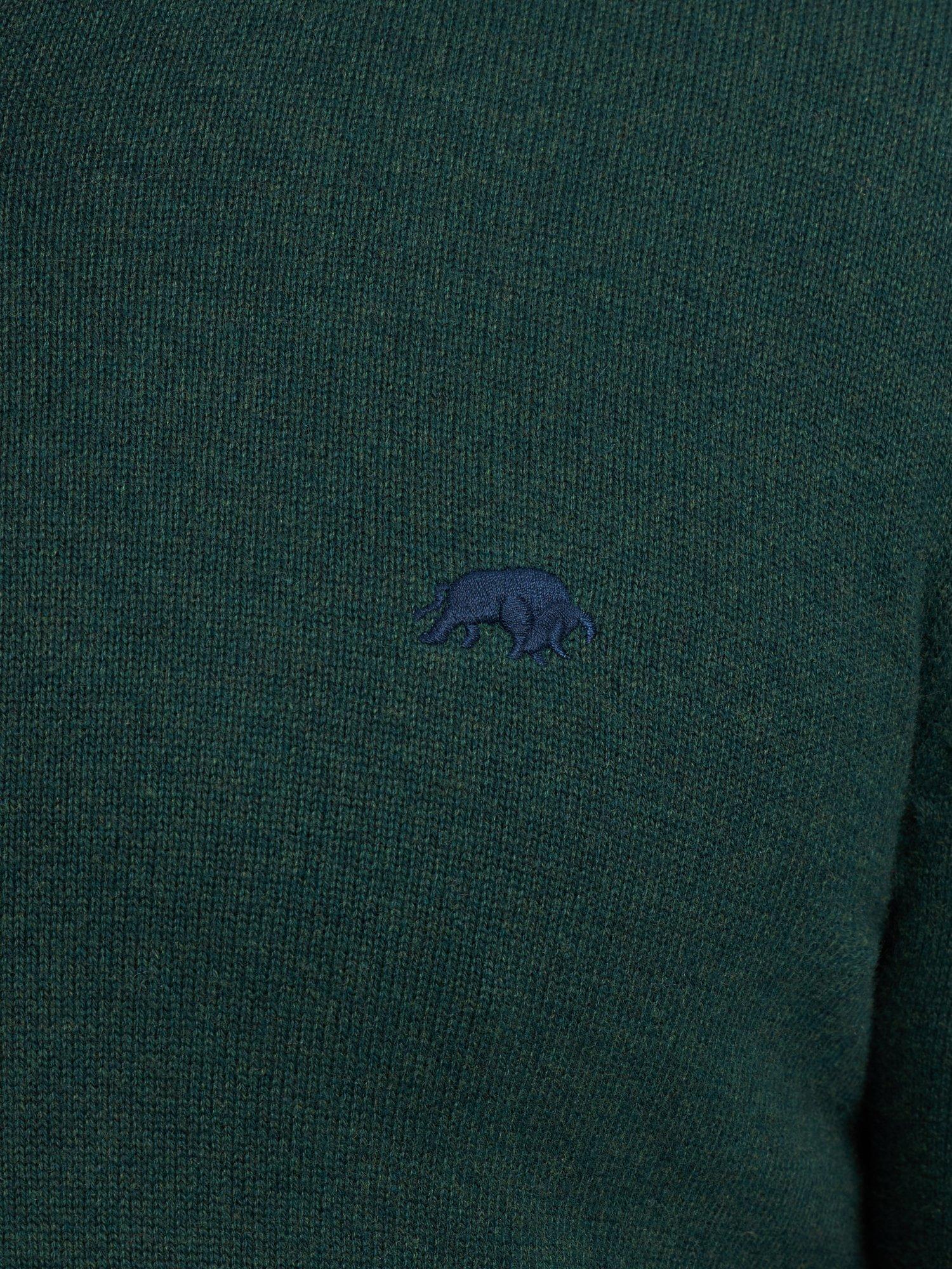Product image 5 of 6, which shows Raging Bull Classic Quarter Zip Jumper, Forest, S
