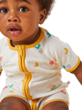 Peppa Pig Baby Printed Shortie Sleepsuit, White/Multi