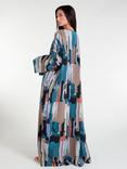 Aab Paint Kaftan Dress, Multi