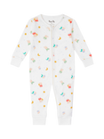 Peppa Pig Baby Printed Sleepsuit, White/Multi
