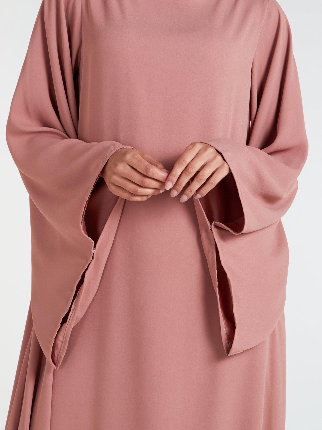 Product image 5 of 5, which shows Aab Bell Sleeve Maxi Dress, Pink, S Reg