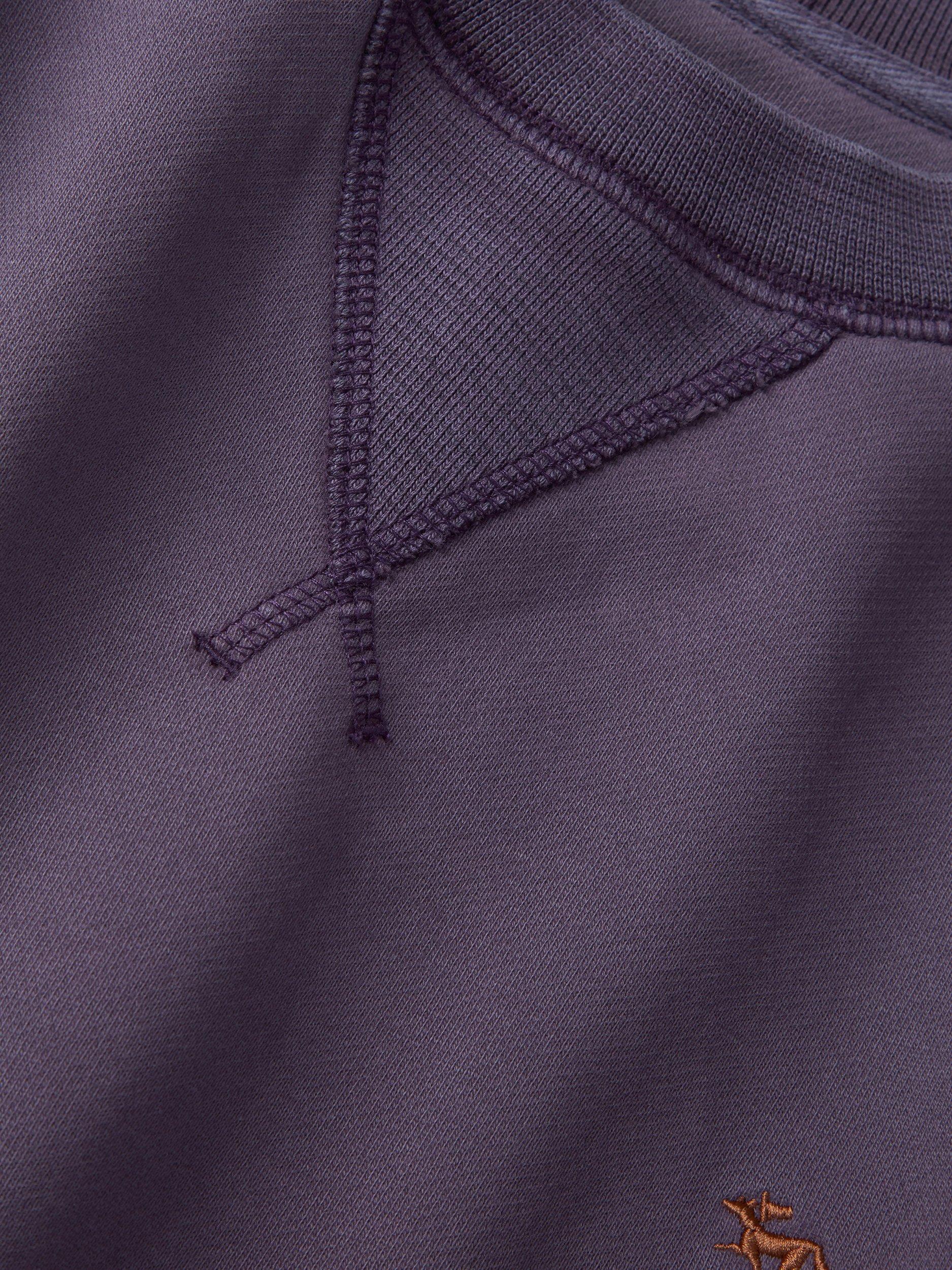 Product image 5 of 6, which shows Aubin Boothby Crew Sweatshirt, Purple, S