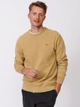 Aubin Vestry Crew Neck Cotton Sweatshirt, Gold