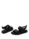 Melissa Papete Connection Jelly Sandals, Black