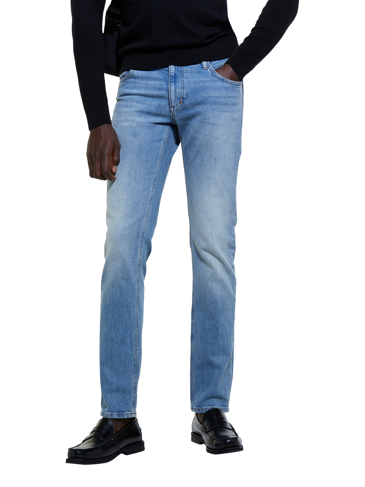 Product image 1 of 4, which shows SISLEY Slim Fit Jeans, Blue, 32R