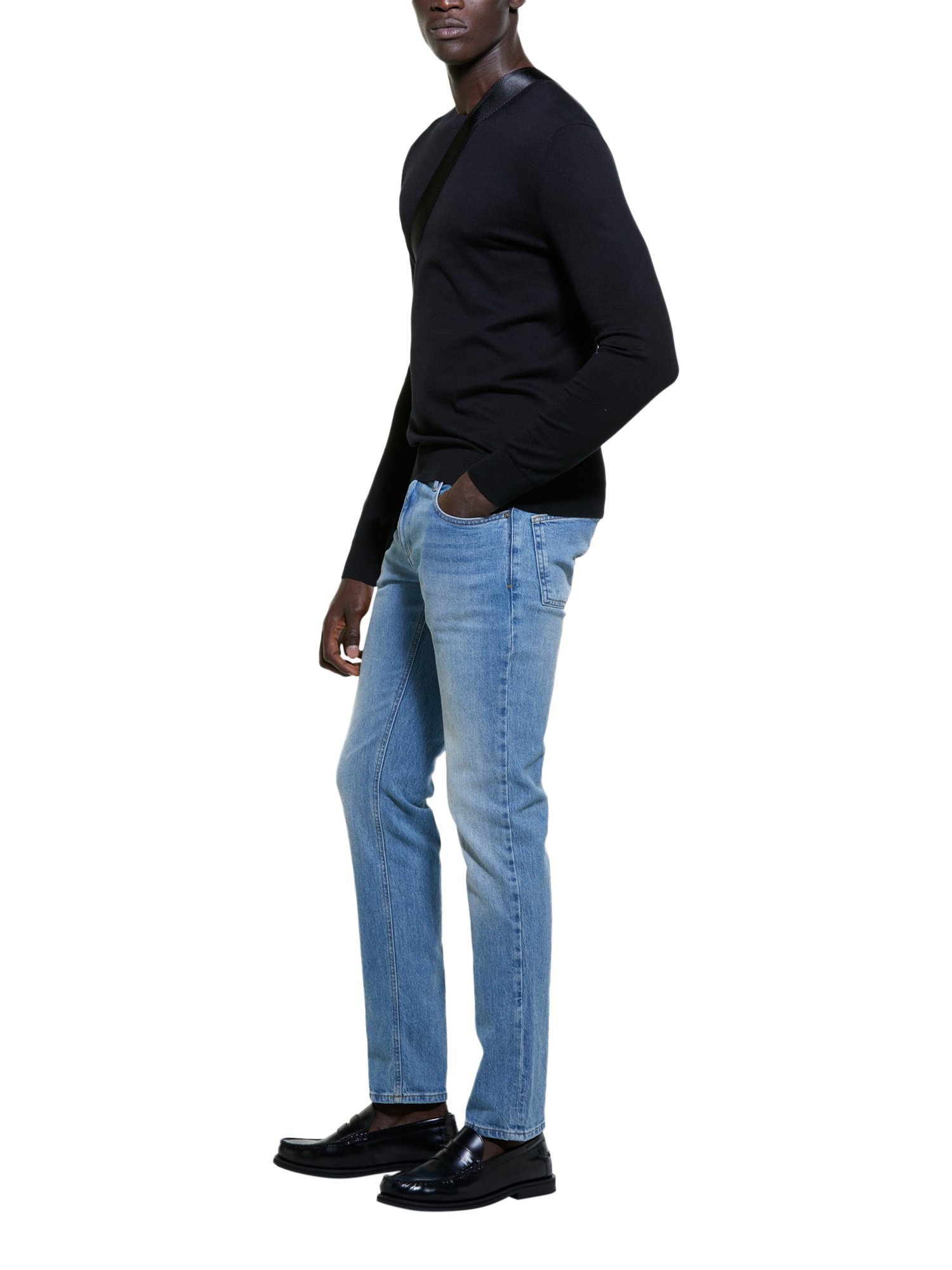 Product image 4 of 4, which shows SISLEY Slim Fit Jeans, Blue, 32R