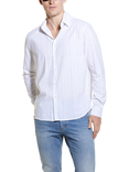 SISLEY Stripe Regular Fit Shirt, White