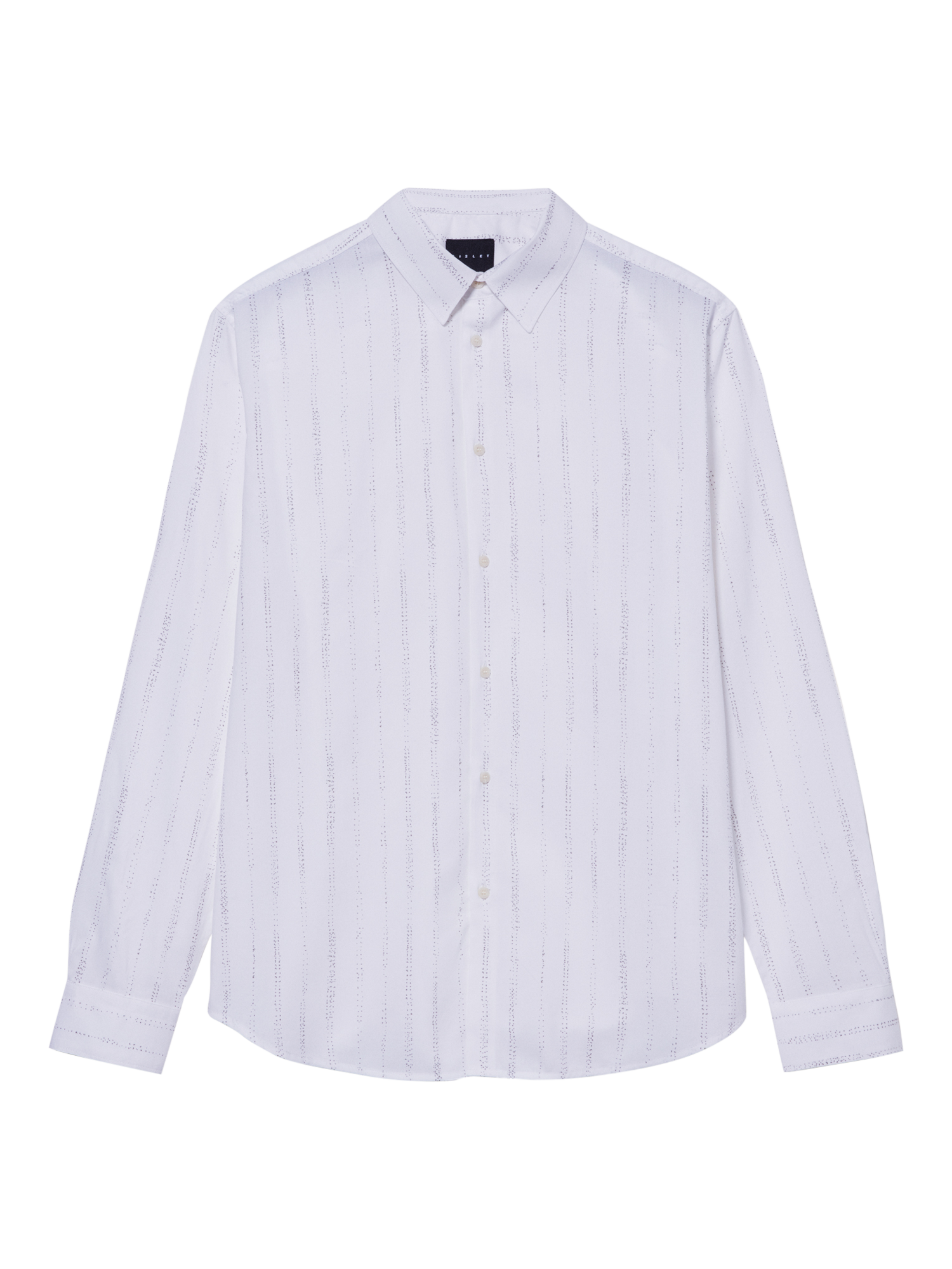 Product image 5 of 5, which shows SISLEY Stripe Regular Fit Shirt, White, S