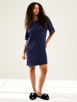 Pretty You London Bamboo Classic T-Shirt Nightdres, Midnight, Midnight