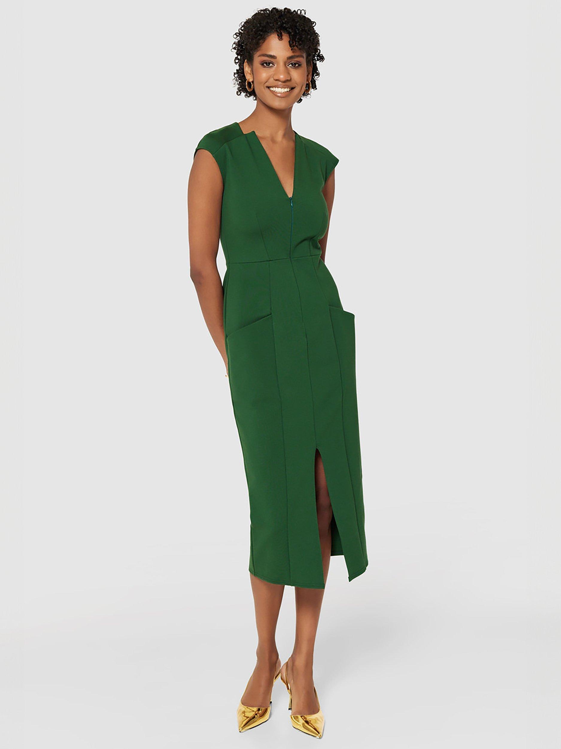 Closet london green dress hotsell