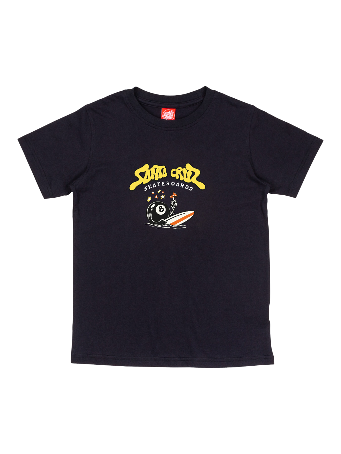 Product image 2 of 2, which shows Santa Cruz Kids' Cotton Graphic T-Shirt, Black, 10-12 years