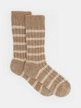 HUSH Stripe Wool Blend Socks