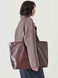 HUSH Patent Leather Tote Bag