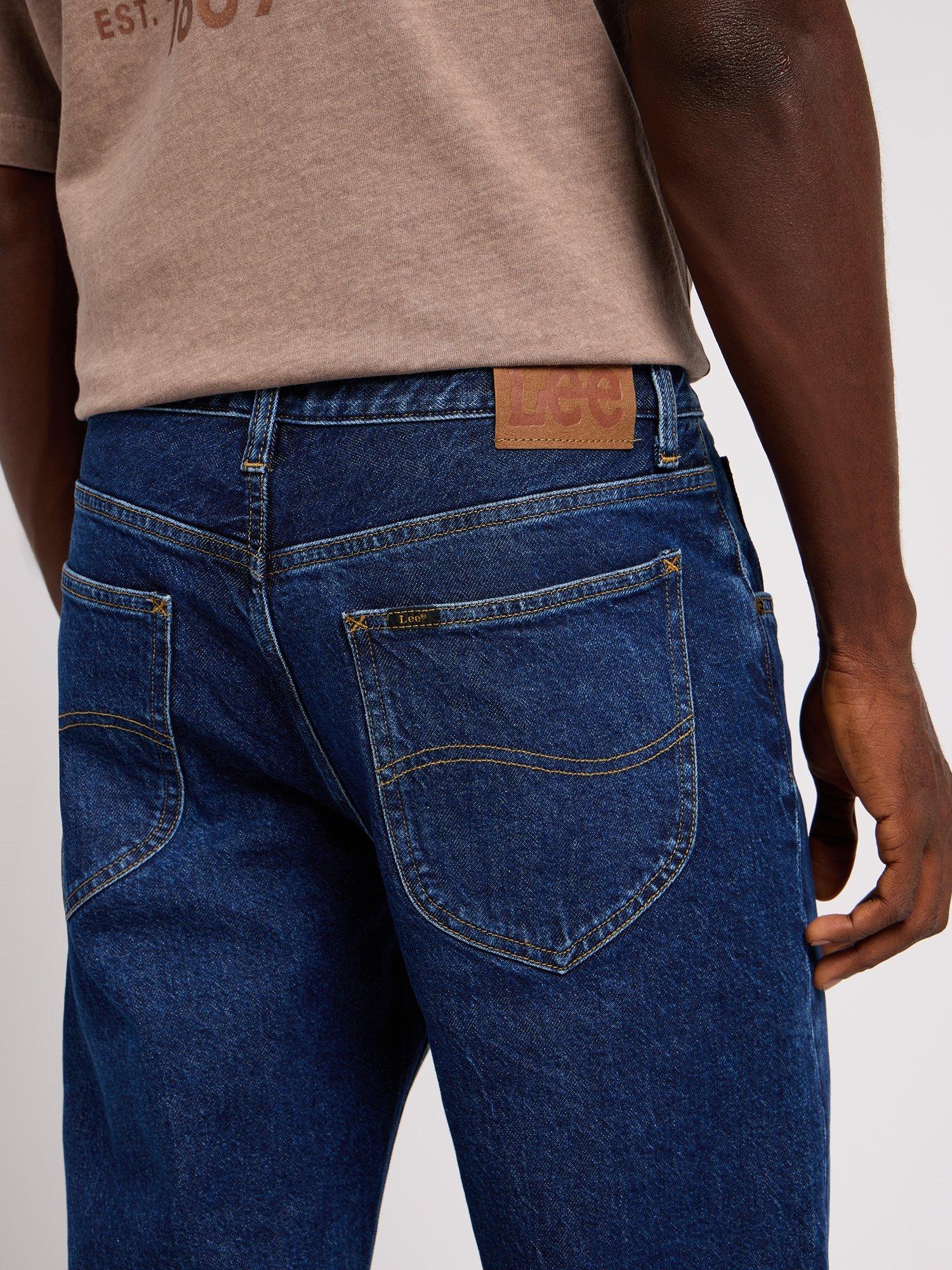 Product image 5 of 6, which shows Lee Oscar Relaxed Fit Jeans, Blue Nostalgia, 30S