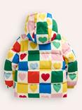 Mini Boden Kids' 2-in-1 Padded Coat, Multi