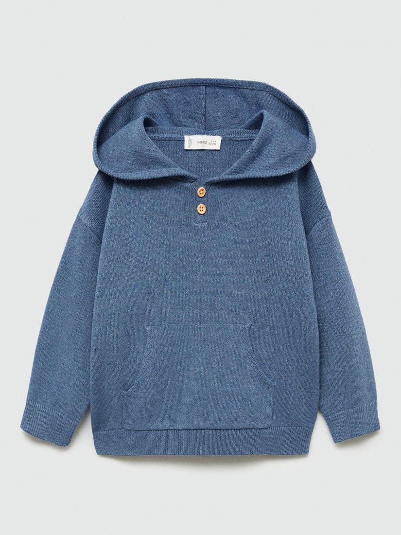 Mango Kids' Axel Ribbed Hoodie