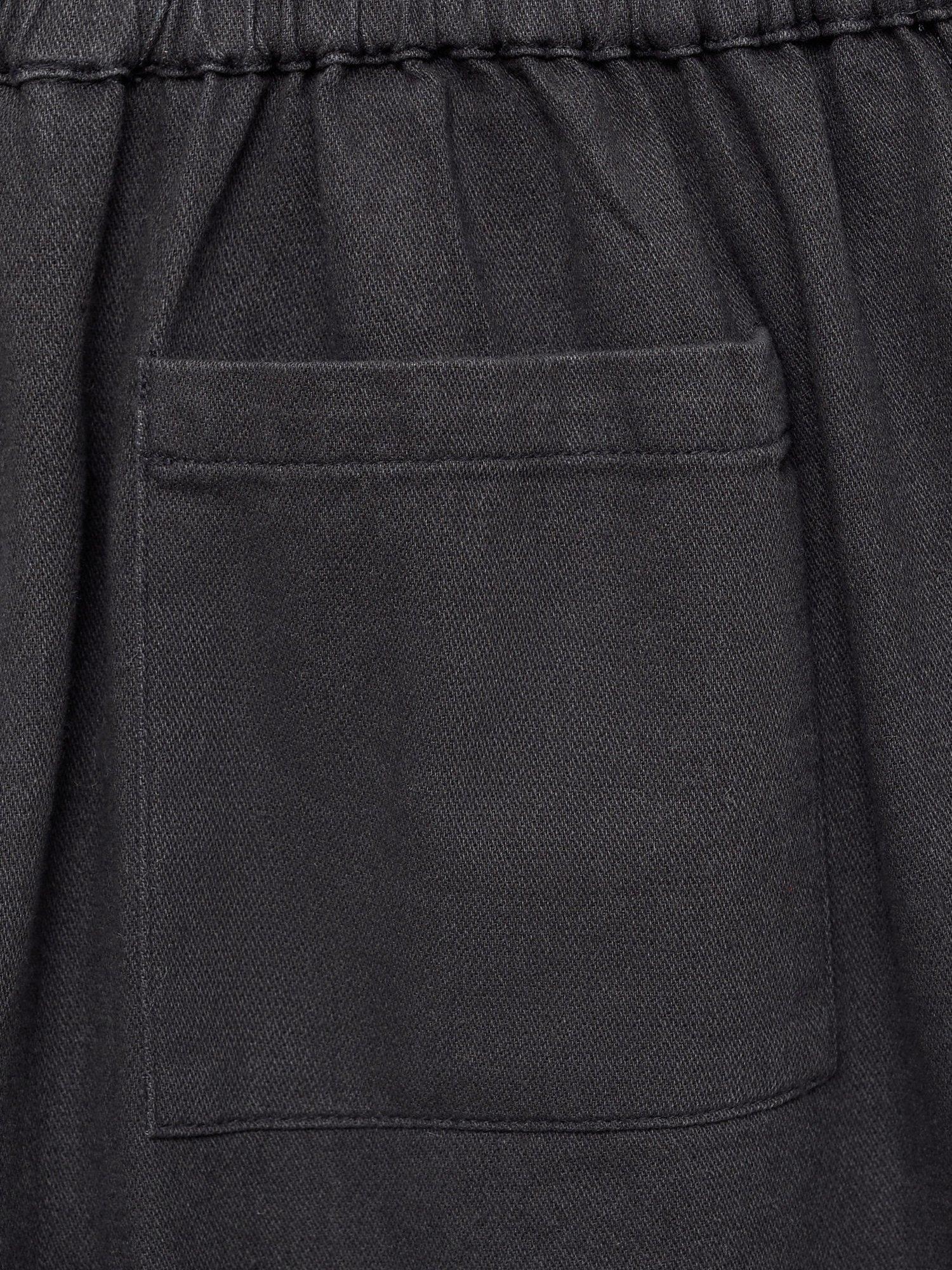 Product image 5 of 6, which shows Mango Kids' Inma Wide Leg Trousers, Charcoal, 5-6 years