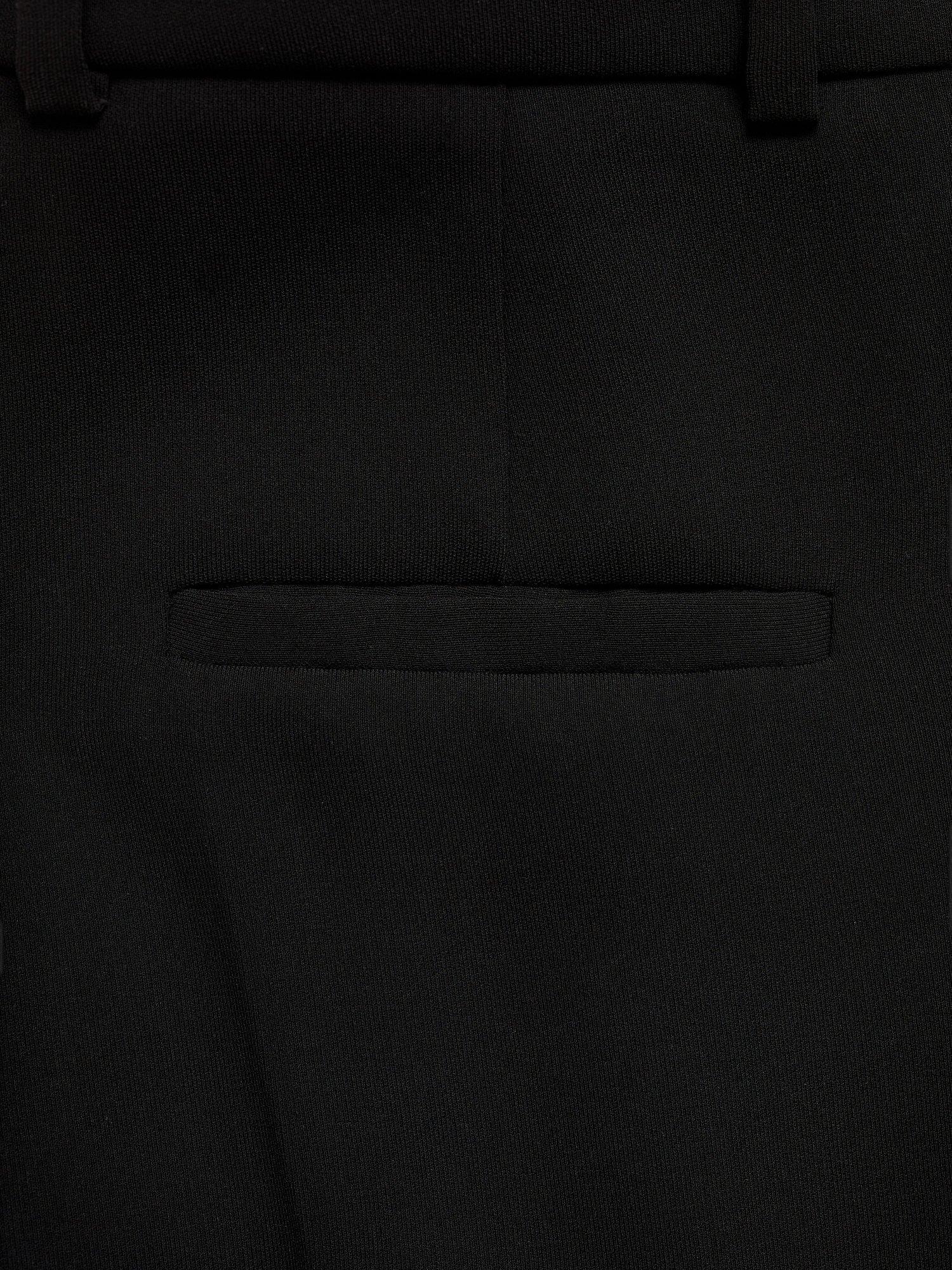 Product image 5 of 8, which shows Mango Iguana Wide Leg Trousers, Black, 14