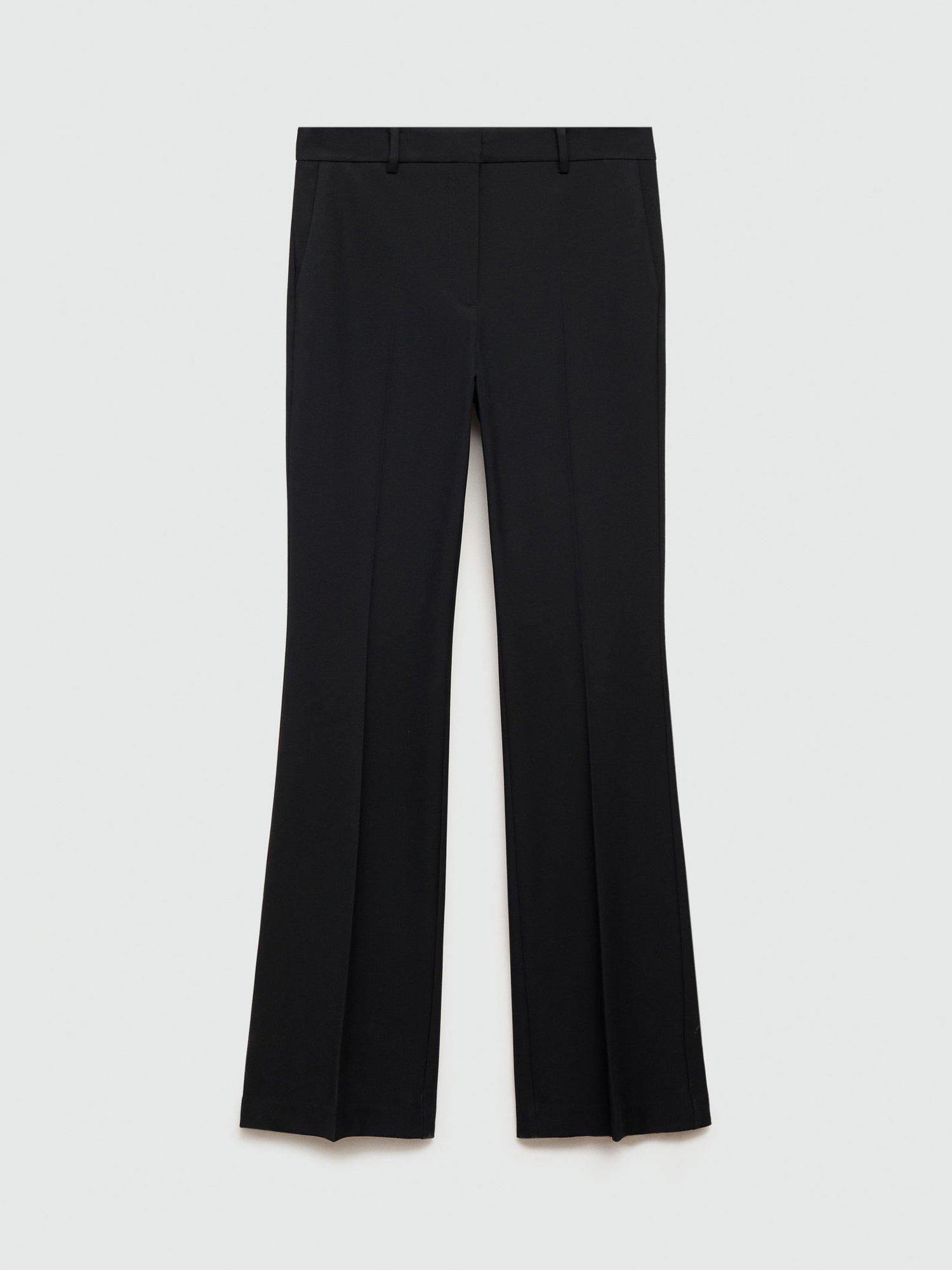 Product image 3 of 6, which shows Mango Madison Tailored Trousers, Black, 12
