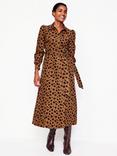 Boden Aubrey Corduroy Midi Dress, Rubber/Sprig