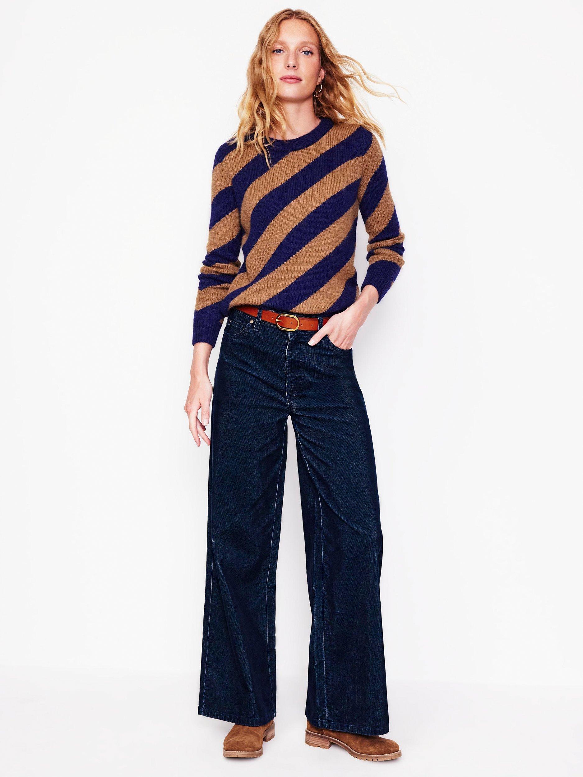 Boden 5 Pocket Corduroy Jeans Blue Ribbon