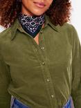 Boden Sienna Corduroy Shirt, Woodland Green