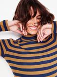 Boden Anna Stripe Cotton Rib Top