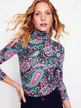 Boden Polly Paisley Jersey Top, Multi