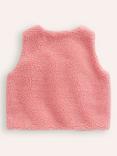 Mini Boden Kids' Borg Gilet, Almond Pink