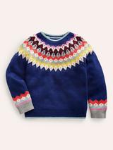 Mini boden fair isle sweater best sale