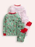 Mini Boden Kids' Snug Festive Pyjamas, Pack of 2