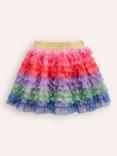 Mini Boden Kids' Rainbow Tulle Skirt, Multi