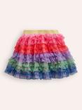 Mini Boden Kids' Rainbow Tulle Skirt, Multi