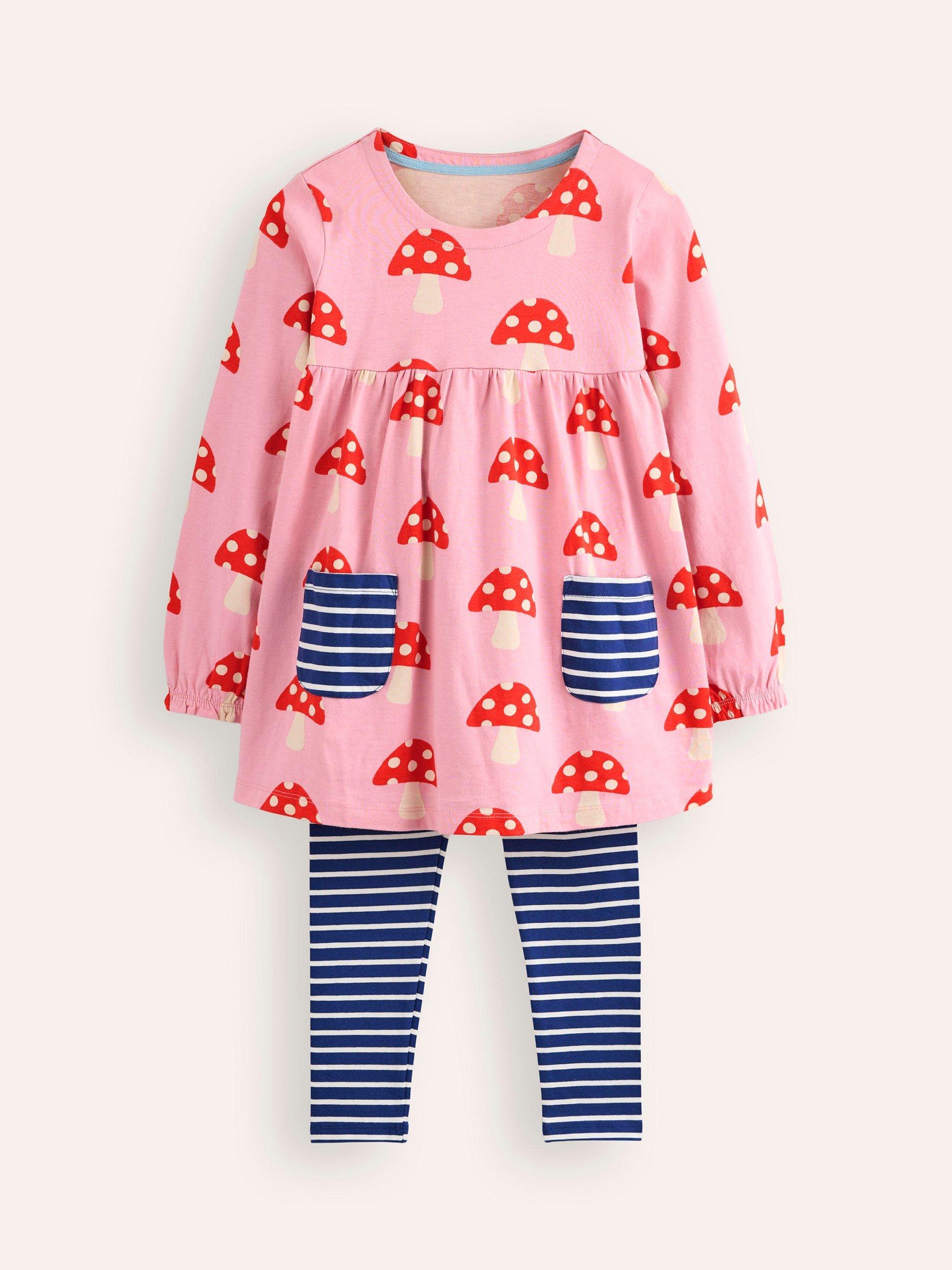 Mini Boden Kids' Tunic & Leggings Set, Multi