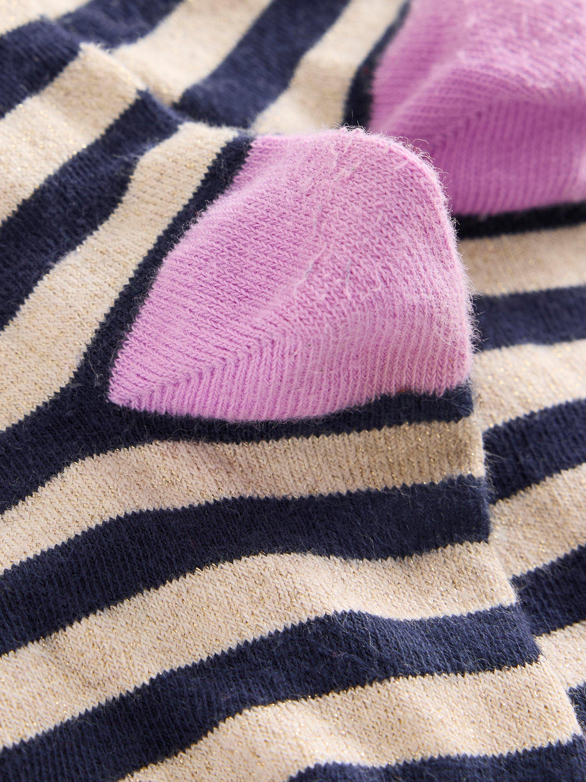 Mini Boden Kids Stripe Cotton Blend Tights Multi