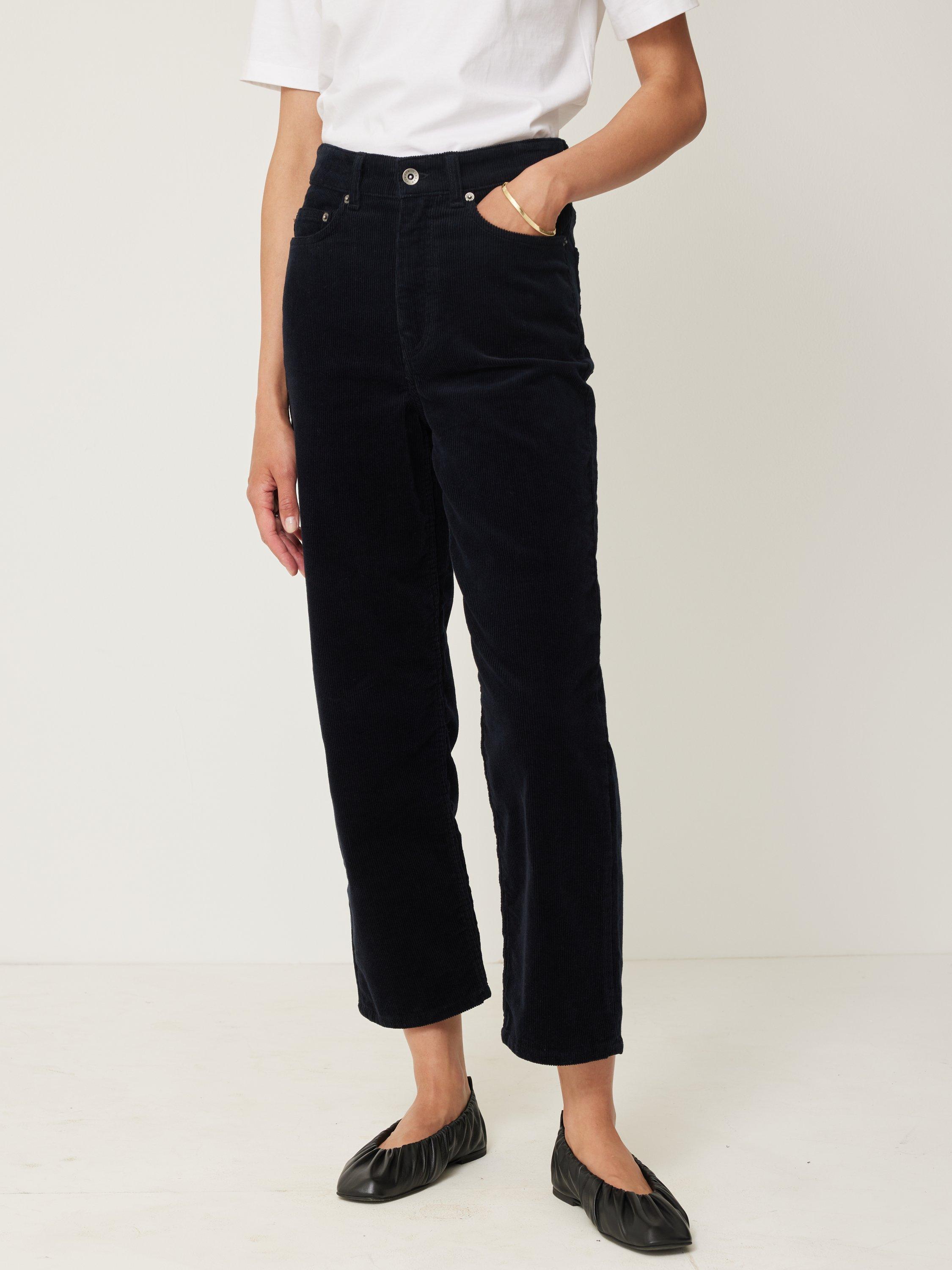 Product image 1 of 5, which shows Jigsaw Delmont Corduroy Tapered Jeans, Navy, 32