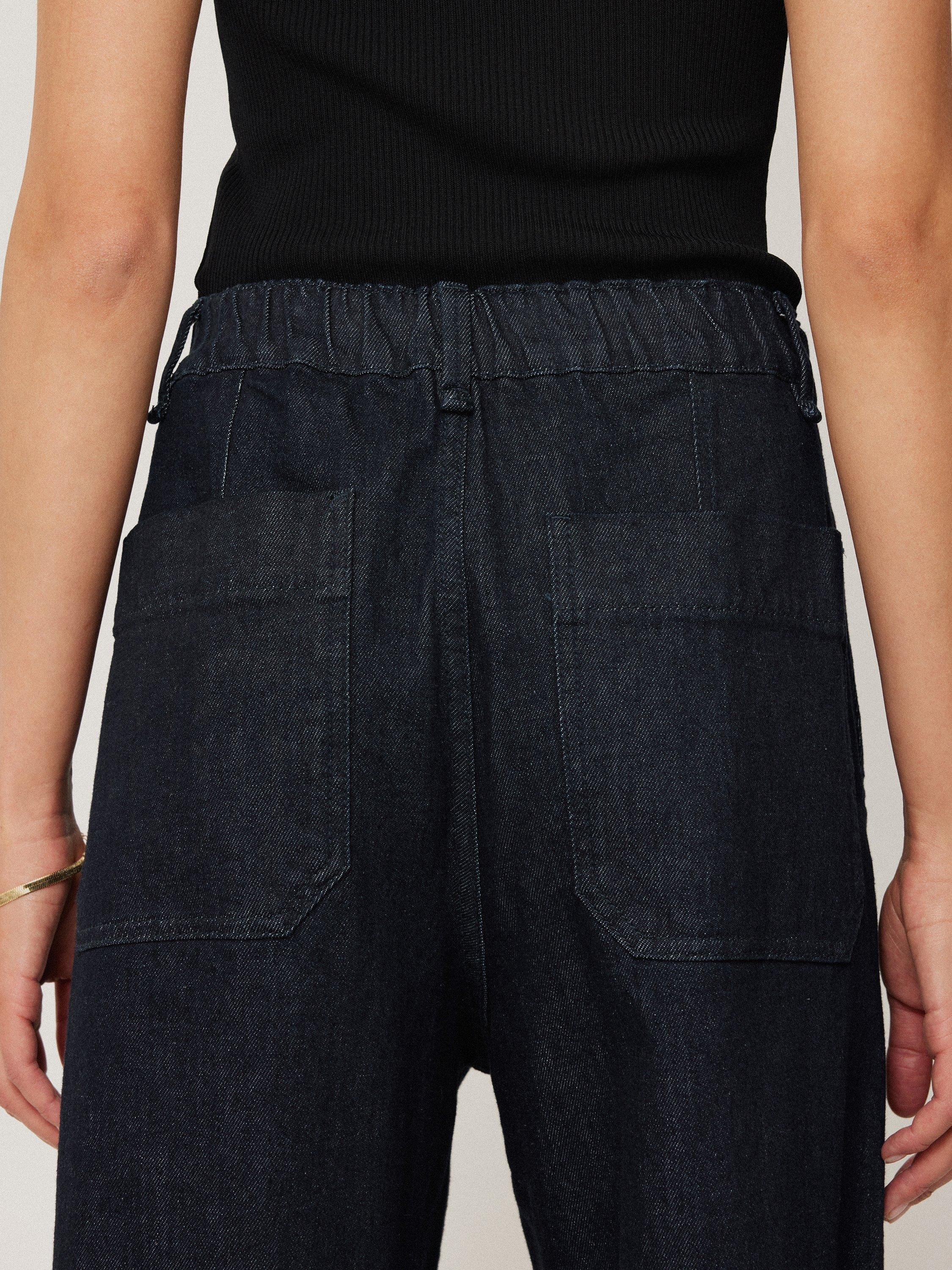Product image 5 of 7, which shows Jigsaw Hampstead Wide Leg Jeans, Blue, 6