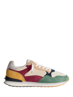 HOFF City Montreal Leather Blend Colour Block Trainers, Cream, Cream