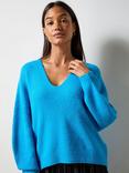 Ro&Zo V-Neck Jumper, Blue