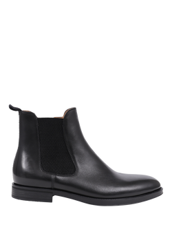 Jones Bootmaker Gibson Leather Chelsea Boots, Black