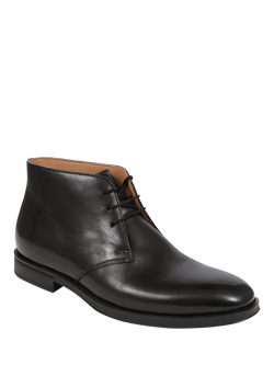 Jones Bootmaker Gordon Leather Lace-Up Boots - view 2, Black