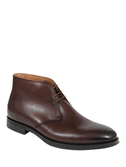 Jones Bootmaker Gordon Leather Lace-Up Boots - view 2, Dark Brown