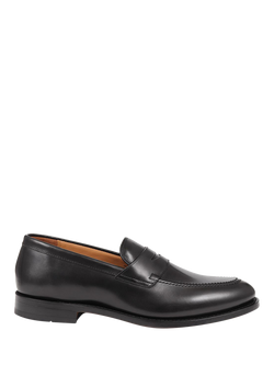 Jones Bootmaker Barcelona 2 Leather Loafers, Black, Black