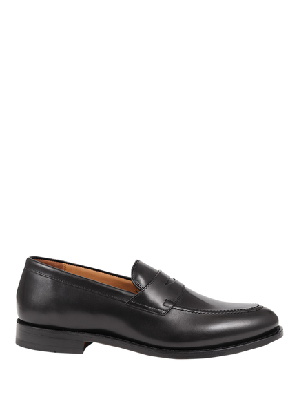 Jones Bootmaker Barcelona 2 Leather Loafers, Black, Black