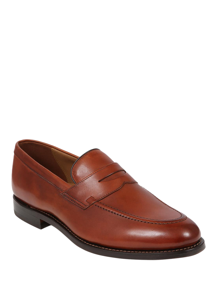 Product image 2 of 5, which shows Jones Bootmaker Barcelona 2 Leather Loafers, British Tan, 6