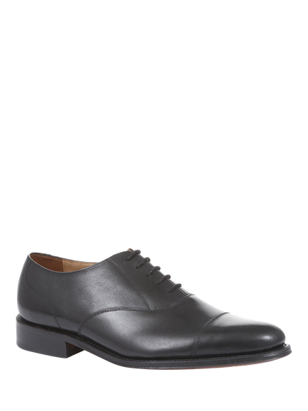 Jones Bootmaker Barnet Leather Oxford Shoes - view 2, Black