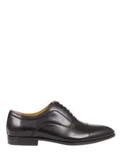 Jones Bootmaker Middleham Waxed Leather Oxford Shoes, Black