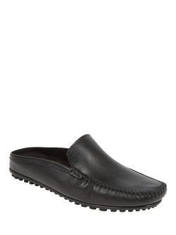 Jones Bootmaker Zethan Leather Slippers - view 2, Black